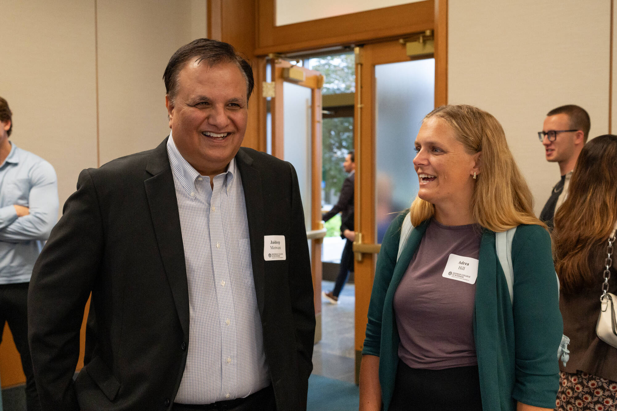 Jaideep Motwani and Adrea Hill